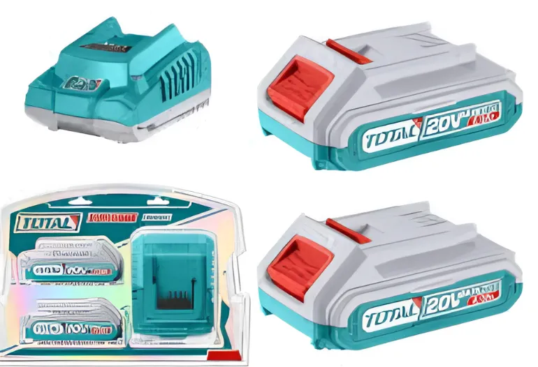 [140359] Bateria Recargable 20V 2A 2Pc+Cargador Total